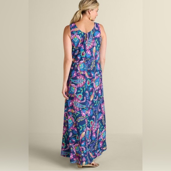 Soft Surroundings Rosalia Maxi Dress in San Fran Paisley - Picture 3 of 9